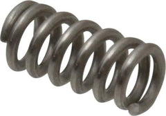 Value Collection - 0.12" OD, 0.02" Wire, 1/4" Free Length, Compression Spring - 40.33 Lb Spring Rating, Stainless Steel - Eagle Tool & Supply