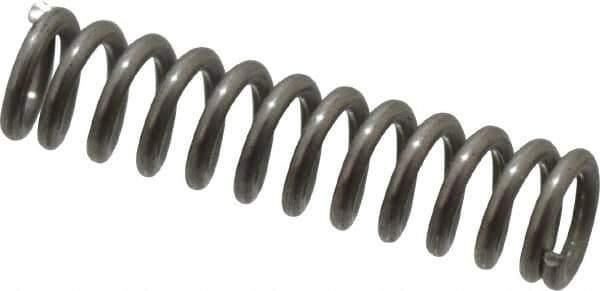 Value Collection - 0.12" OD, 0.02" Wire, 1/2" Free Length, Compression Spring - 17.41 Lb Spring Rating, Stainless Steel - Eagle Tool & Supply