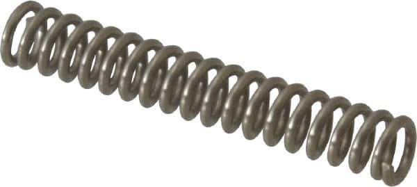 Value Collection - 0.12" OD, 0.02" Wire, 3/4" Free Length, Compression Spring - 11.1 Lb Spring Rating, Stainless Steel - Eagle Tool & Supply