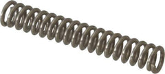 Value Collection - 0.12" OD, 0.02" Wire, 3/4" Free Length, Compression Spring - 11.1 Lb Spring Rating, Stainless Steel - Eagle Tool & Supply