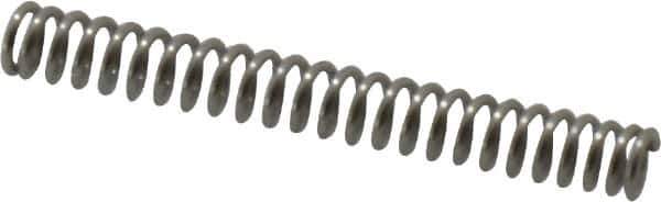 Value Collection - 0.12" OD, 0.02" Wire, 1" Free Length, Compression Spring - 8.15 Lb Spring Rating, Stainless Steel - Eagle Tool & Supply