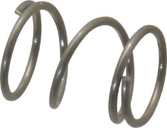 Value Collection - 0.18" OD, 0.016" Wire, 1/4" Free Length, Compression Spring - 7.82 Lb Spring Rating, Stainless Steel - Eagle Tool & Supply