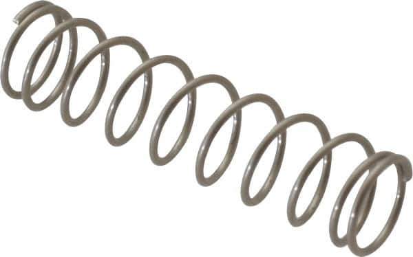 Value Collection - 0.18" OD, 0.016" Wire, 3/4" Free Length, Compression Spring - 2.24 Lb Spring Rating, Stainless Steel - Eagle Tool & Supply