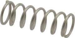 Value Collection - 0.18" OD, 0.02" Wire, 1/2" Free Length, Compression Spring - 8.17 Lb Spring Rating, Stainless Steel - Eagle Tool & Supply