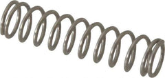Value Collection - 0.18" OD, 0.02" Wire, 3/4" Free Length, Compression Spring - 4.78 Lb Spring Rating, Stainless Steel - Eagle Tool & Supply