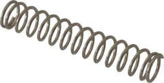 Value Collection - 0.18" OD, 0.02" Wire, 1" Free Length, Compression Spring - 3.52 Lb Spring Rating, Stainless Steel - Eagle Tool & Supply