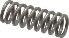 Value Collection - 0.18" OD, 0.026" Wire, 1/2" Free Length, Compression Spring - 19.2 Lb Spring Rating, Stainless Steel - Eagle Tool & Supply