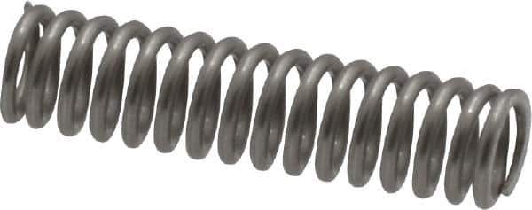 Value Collection - 0.18" OD, 0.026" Wire, 3/4" Free Length, Compression Spring - 10.2 Lb Spring Rating, Stainless Steel - Eagle Tool & Supply