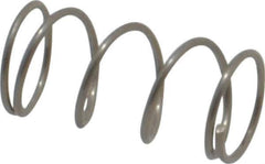 Value Collection - 0.24" OD, 0.02" Wire, 1/2" Free Length, Compression Spring - 4.88 Lb Spring Rating, Stainless Steel - Eagle Tool & Supply