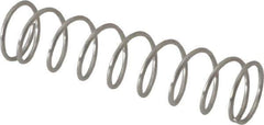 Value Collection - 0.24" OD, 0.02" Wire, 1" Free Length, Compression Spring - 2.28 Lb Spring Rating, Stainless Steel - Eagle Tool & Supply