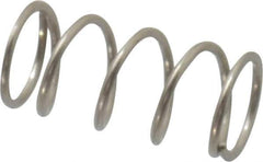 Value Collection - 0.24" OD, 0.026" Wire, 1/2" Free Length, Compression Spring - 9.67 Lb Spring Rating, Stainless Steel - Eagle Tool & Supply