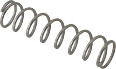 Value Collection - 0.24" OD, 0.026" Wire, 1" Free Length, Compression Spring - 4.58 Lb Spring Rating, Stainless Steel - Eagle Tool & Supply
