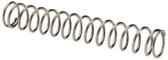Value Collection - 0.24" OD, 0.026" Wire, 1-1/2" Free Length, Compression Spring - 3 Lb Spring Rating, Stainless Steel - Eagle Tool & Supply