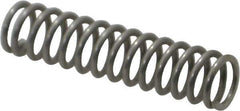 Value Collection - 0.24" OD, 0.032" Wire, 1" Free Length, Compression Spring - 11.61 Lb Spring Rating, Stainless Steel - Eagle Tool & Supply