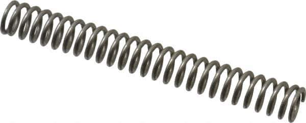 Value Collection - 0.24" OD, 0.032" Wire, 2" Free Length, Compression Spring - 5.61 Lb Spring Rating, Stainless Steel - Eagle Tool & Supply