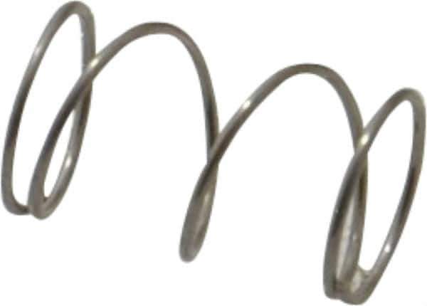 Value Collection - 0.3" OD, 0.02" Wire, 1/2" Free Length, Compression Spring - 3.54 Lb Spring Rating, Stainless Steel - Eagle Tool & Supply