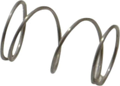 Value Collection - 0.3" OD, 0.02" Wire, 1/2" Free Length, Compression Spring - 3.54 Lb Spring Rating, Stainless Steel - Eagle Tool & Supply