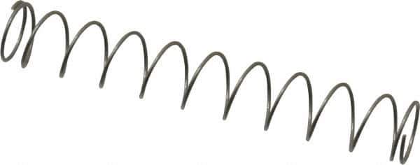 Value Collection - 0.3" OD, 0.02" Wire, 2" Free Length, Compression Spring - 0.82 Lb Spring Rating, Stainless Steel - Eagle Tool & Supply