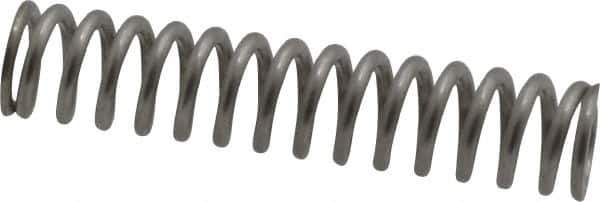 Value Collection - 0.3" OD, 0.047" Wire, 1-1/2" Free Length, Compression Spring - 22.52 Lb Spring Rating, Stainless Steel - Eagle Tool & Supply