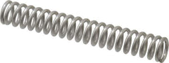 Value Collection - 0.3" OD, 0.047" Wire, 2" Free Length, Compression Spring - 16.61 Lb Spring Rating, Stainless Steel - Eagle Tool & Supply