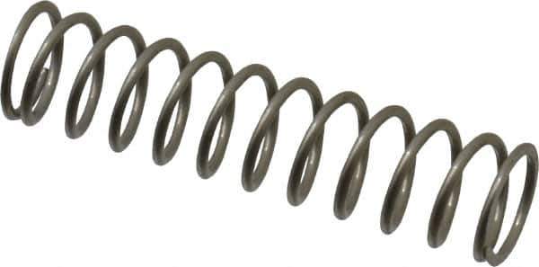 Value Collection - 0.36" OD, 0.035" Wire, 1-1/2" Free Length, Compression Spring - 6.06 Lb Spring Rating, Stainless Steel - Eagle Tool & Supply