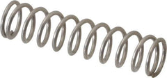 Value Collection - 0.36" OD, 0.041" Wire, 1-1/2" Free Length, Compression Spring - 8.91 Lb Spring Rating, Stainless Steel - Eagle Tool & Supply