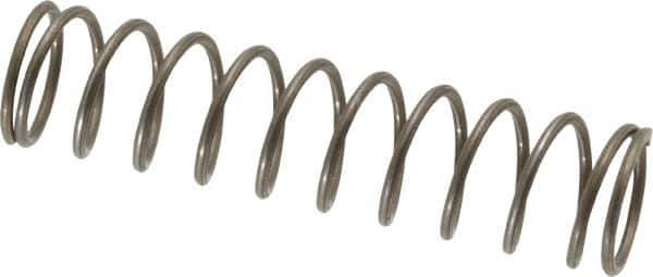 Value Collection - 0.36" OD, 0.041" Wire, 2" Free Length, Compression Spring - 6.59 Lb Spring Rating, Stainless Steel - Eagle Tool & Supply