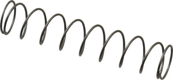 Value Collection - 0.42" OD, 0.028" Wire, 2" Free Length, Compression Spring - 1.43 Lb Spring Rating, Stainless Steel - Eagle Tool & Supply