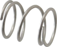 Value Collection - 0.42" OD, 0.035" Wire, 1/2" Free Length, Compression Spring - 13.39 Lb Spring Rating, Stainless Steel - Eagle Tool & Supply