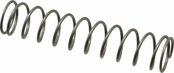 Value Collection - 0.42" OD, 0.035" Wire, 2" Free Length, Compression Spring - 2.98 Lb Spring Rating, Stainless Steel - Eagle Tool & Supply