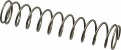 Value Collection - 0.42" OD, 0.035" Wire, 2" Free Length, Compression Spring - 2.98 Lb Spring Rating, Stainless Steel - Eagle Tool & Supply