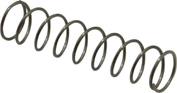 Value Collection - 0.48" OD, 0.035" Wire, 2" Free Length, Compression Spring - 2.5 Lb Spring Rating, Stainless Steel - Eagle Tool & Supply