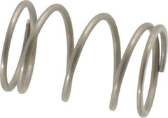 Value Collection - 0.48" OD, 0.041" Wire, 3/4" Free Length, Compression Spring - 12.05 Lb Spring Rating, Stainless Steel - Eagle Tool & Supply