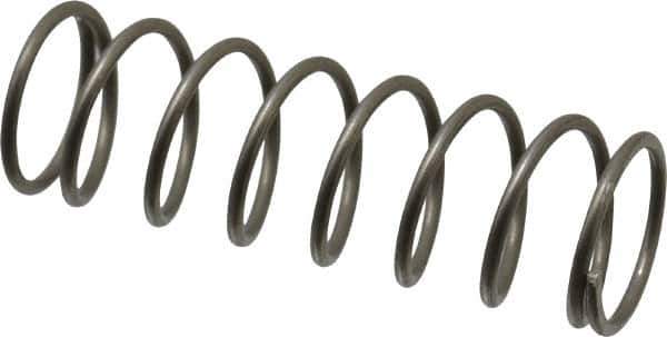 Value Collection - 0.48" OD, 0.041" Wire, 1-1/2" Free Length, Compression Spring - 5.68 Lb Spring Rating, Stainless Steel - Eagle Tool & Supply