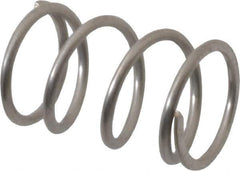 Value Collection - 0.48" OD, 0.047" Wire, 3/4" Free Length, Compression Spring - 19.46 Lb Spring Rating, Stainless Steel - Eagle Tool & Supply