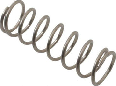 Value Collection - 0.48" OD, 0.047" Wire, 1-1/2" Free Length, Compression Spring - 9.08 Lb Spring Rating, Stainless Steel - Eagle Tool & Supply