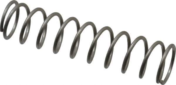 Value Collection - 0.48" OD, 0.047" Wire, 2" Free Length, Compression Spring - 6.7 Lb Spring Rating, Stainless Steel - Eagle Tool & Supply