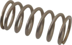 Value Collection - 0.48" OD, 0.054" Wire, 1" Free Length, Compression Spring - 23.42 Lb Spring Rating, Stainless Steel - Eagle Tool & Supply