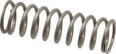 Value Collection - 0.48" OD, 0.054" Wire, 1-1/2" Free Length, Compression Spring - 15 Lb Spring Rating, Stainless Steel - Eagle Tool & Supply