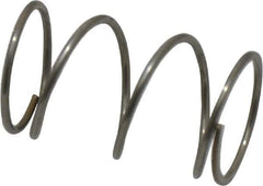 Value Collection - 0.6" OD, 0.041" Wire, 1" Free Length, Compression Spring - 6.5 Lb Spring Rating, Stainless Steel - Eagle Tool & Supply