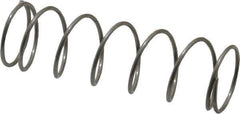 Value Collection - 0.6" OD, 0.041" Wire, 2" Free Length, Compression Spring - 3.11 Lb Spring Rating, Stainless Steel - Eagle Tool & Supply