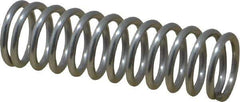 Value Collection - 0.6" OD, 0.072" Wire, 2" Free Length, Compression Spring - 21.84 Lb Spring Rating, Stainless Steel - Eagle Tool & Supply