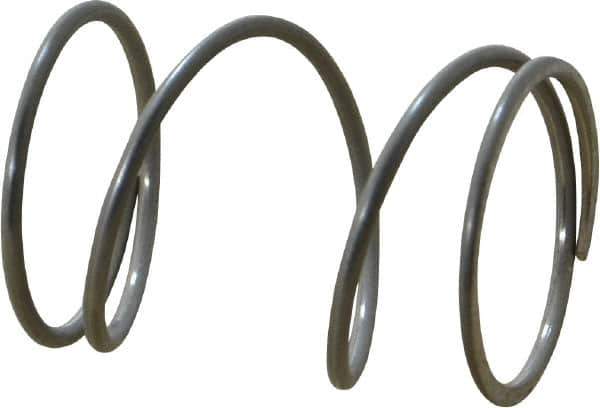 Value Collection - 0.72" OD, 0.047" Wire, 1" Free Length, Compression Spring - 7.96 Lb Spring Rating, Stainless Steel - Eagle Tool & Supply