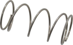 Value Collection - 0.72" OD, 0.047" Wire, 1-1/2" Free Length, Compression Spring - 5.13 Lb Spring Rating, Stainless Steel - Eagle Tool & Supply