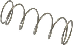 Value Collection - 0.72" OD, 0.047" Wire, 2" Free Length, Compression Spring - 3.78 Lb Spring Rating, Stainless Steel - Eagle Tool & Supply