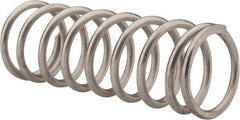 Value Collection - 0.72" OD, 0.072" Wire, 2" Free Length, Compression Spring - 15.81 Lb Spring Rating, Stainless Steel - Eagle Tool & Supply
