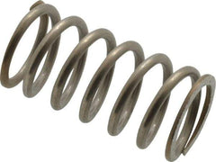 Value Collection - 0.72" OD, 0.08" Wire, 1-1/2" Free Length, Compression Spring - 32.03 Lb Spring Rating, Stainless Steel - Eagle Tool & Supply