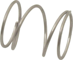 Value Collection - 0.85" OD, 0.054" Wire, 1" Free Length, Compression Spring - 10.18 Lb Spring Rating, Stainless Steel - Eagle Tool & Supply