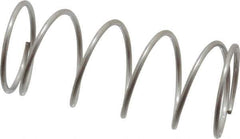 Value Collection - 0.85" OD, 0.054" Wire, 2" Free Length, Compression Spring - 4.8 Lb Spring Rating, Stainless Steel - Eagle Tool & Supply