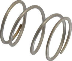 Value Collection - 0.85" OD, 0.062" Wire, 1" Free Length, Compression Spring - 15.91 Lb Spring Rating, Stainless Steel - Eagle Tool & Supply